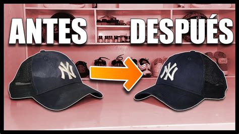 como lavar gorras.